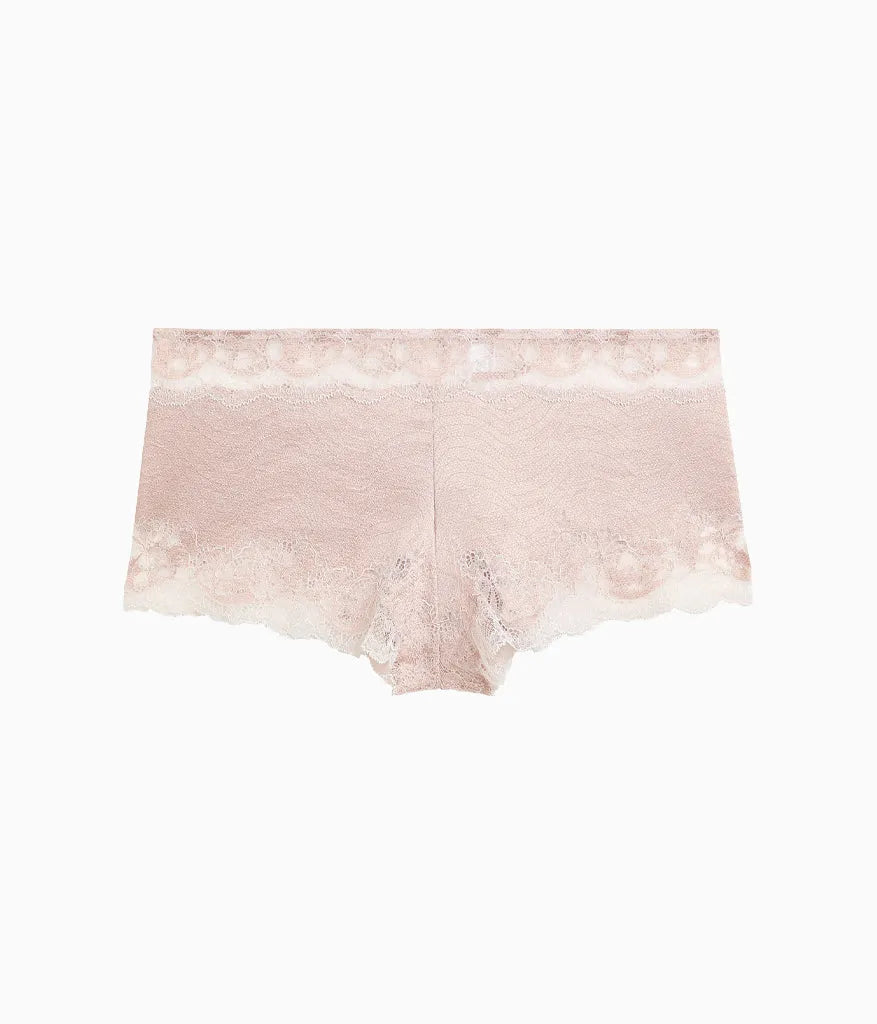 Modern Affair Boyshort: Rose Dust/Angel Wing