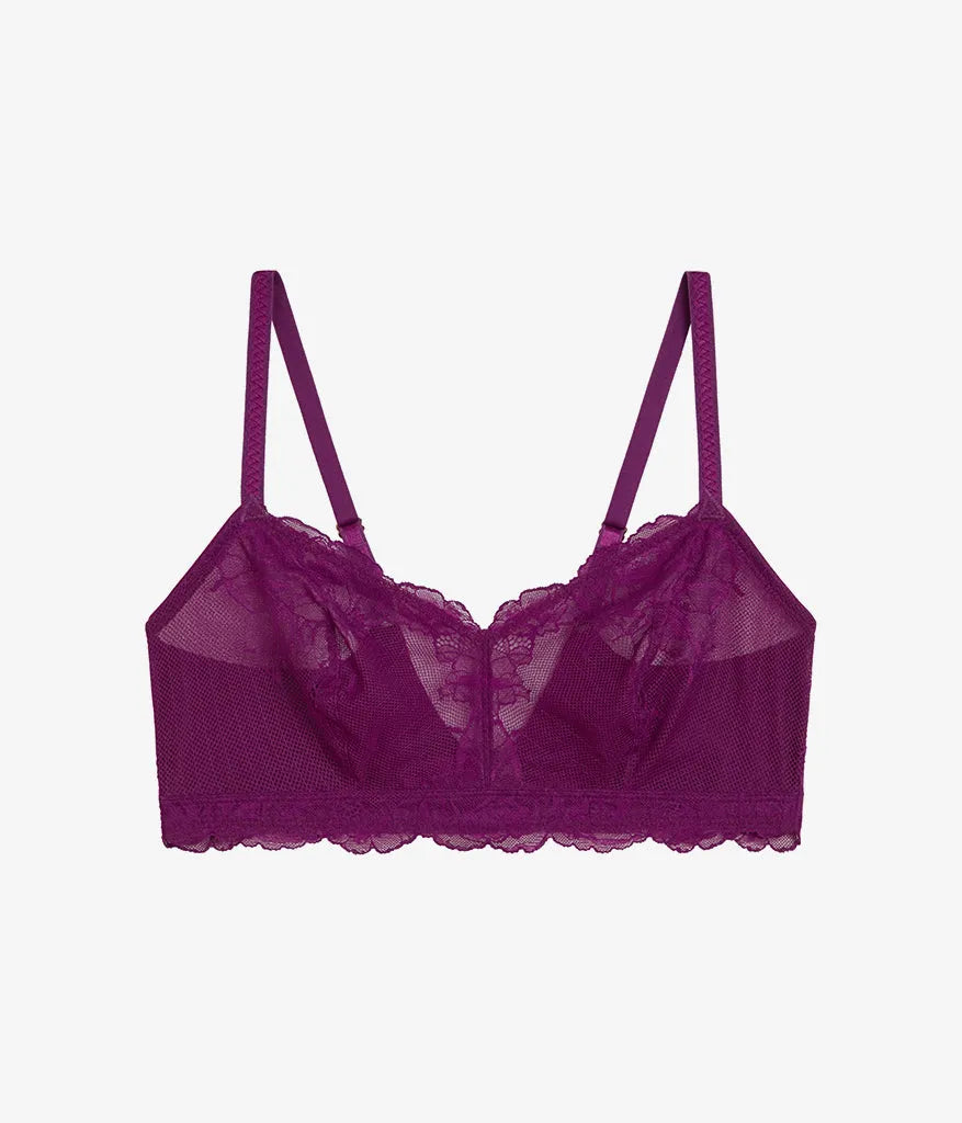 Vivid Attraction Bralette: Dark Purple