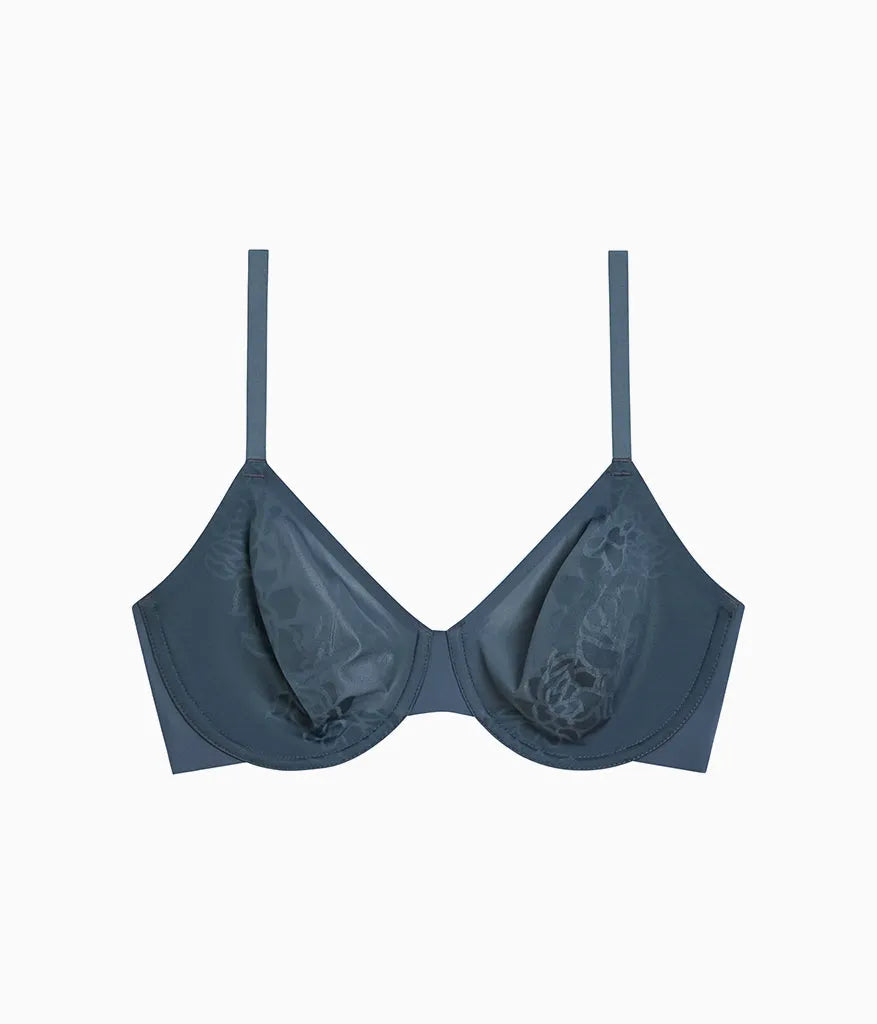 Confidence Boost™ Underwire Bra: Dark Slate