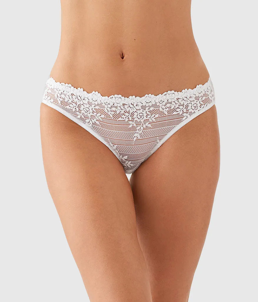 Embrace Lace® Bikini: Delicious White