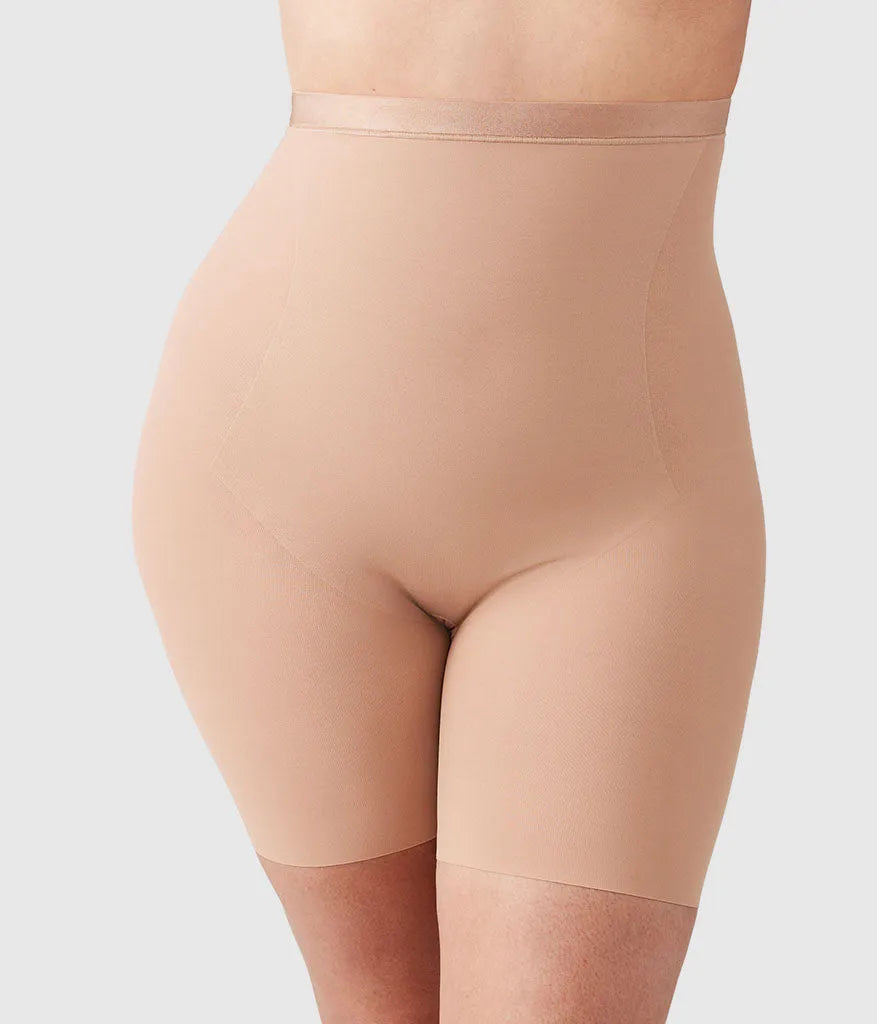 Shape Revelation® Hourglass Hi-Waist Thigh Shaper: Praline