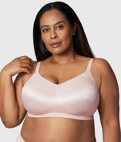 Back Appeal® H-K Cup Wire Free Bra: Rose Dust