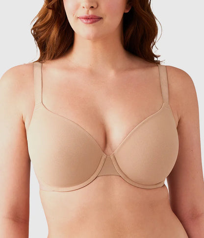 Shape Revelation® Shallow Top Underwire T-Shirt Bra: Praline