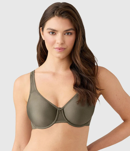 Basic Beauty Full Figure Seamless Underwire Bra: Bungee Cord