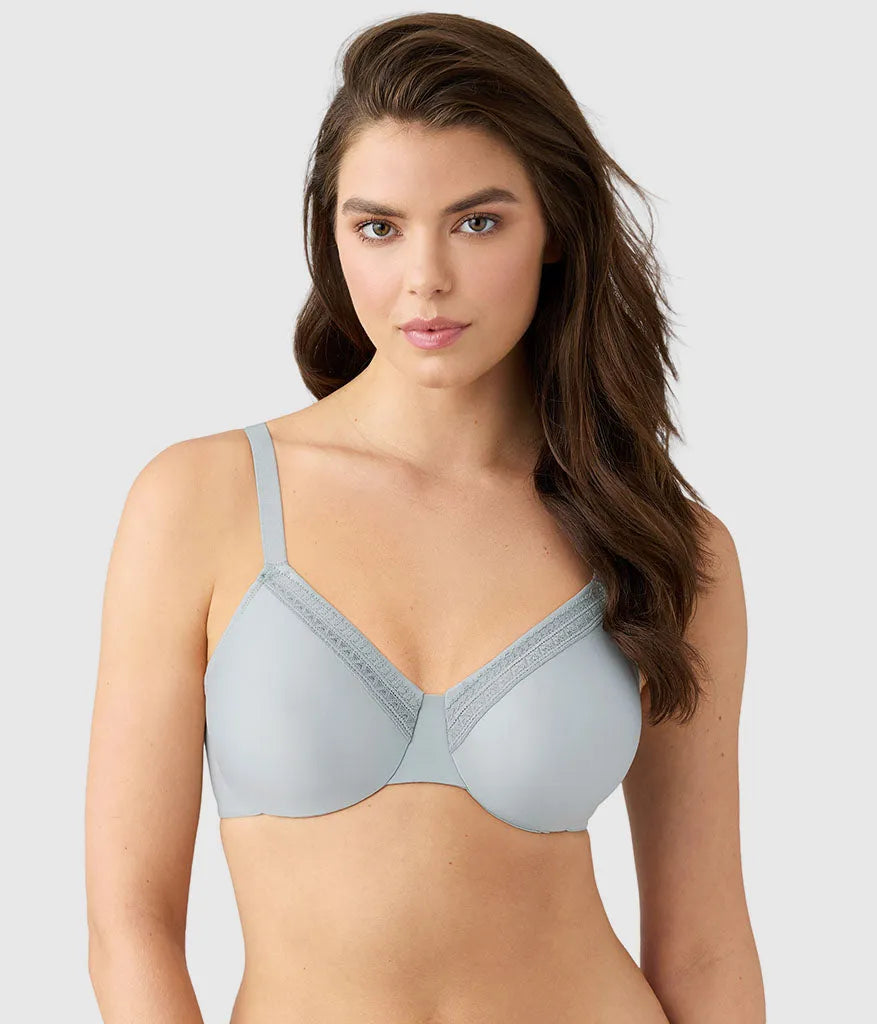 Perfect Primer Full Figure Underwire Bra: Belgian Block