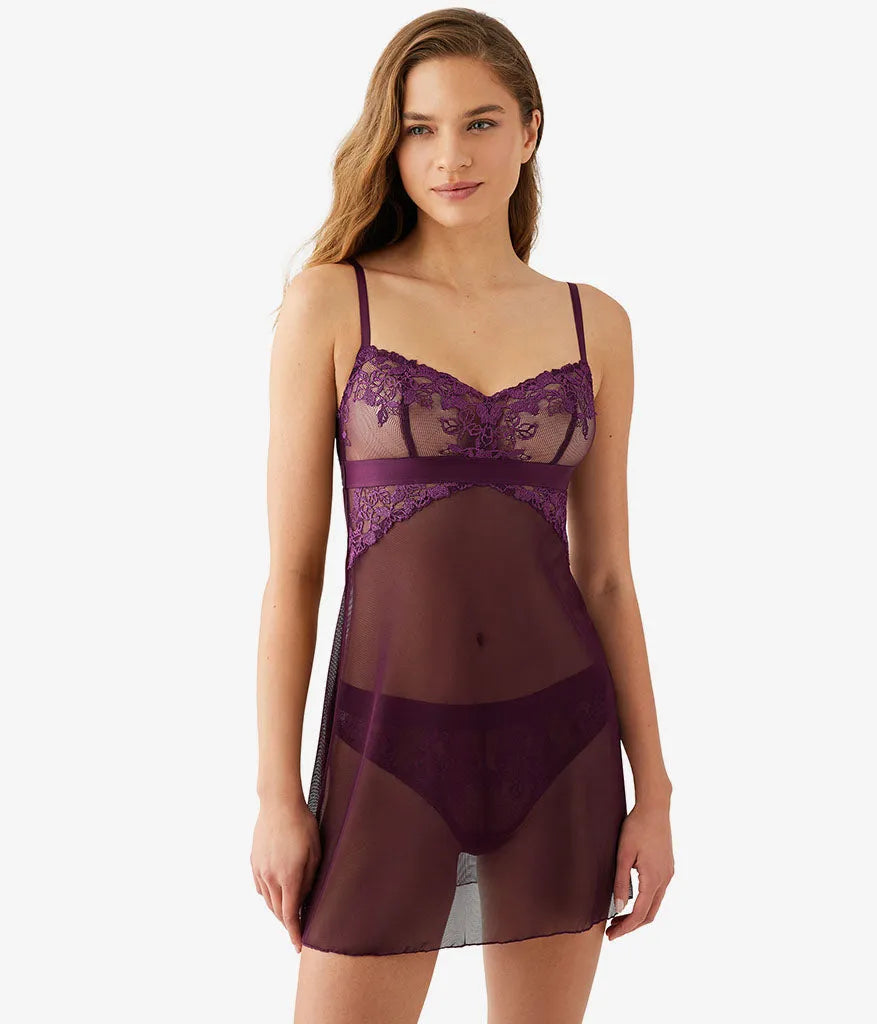 Opening Act Chemise: Potent Purple