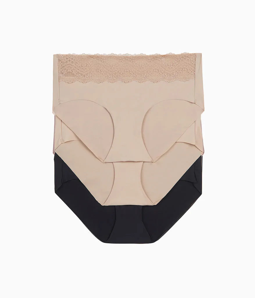 b.bare Hipster Panty Pack: Au Natural/Au Natural/Night