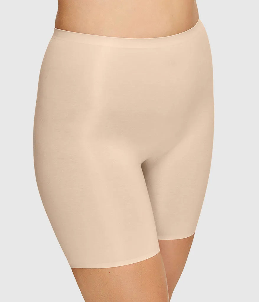 Beyond Naked Cotton Blend Thigh Shaper: Sand