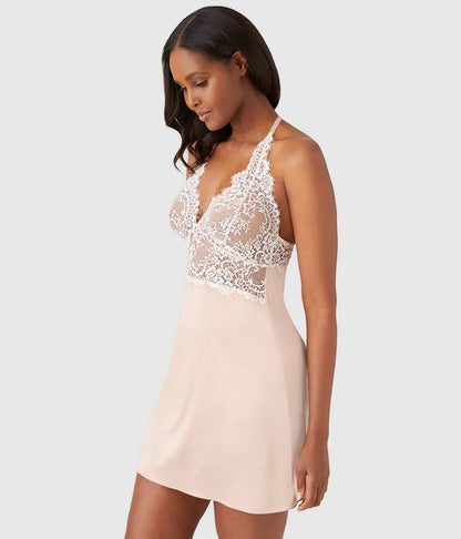 Center Stage Chemise: Rose Dust/Angel Wing