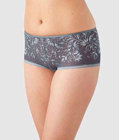 Net Effect Boyshort: Folkstone Gray Multi