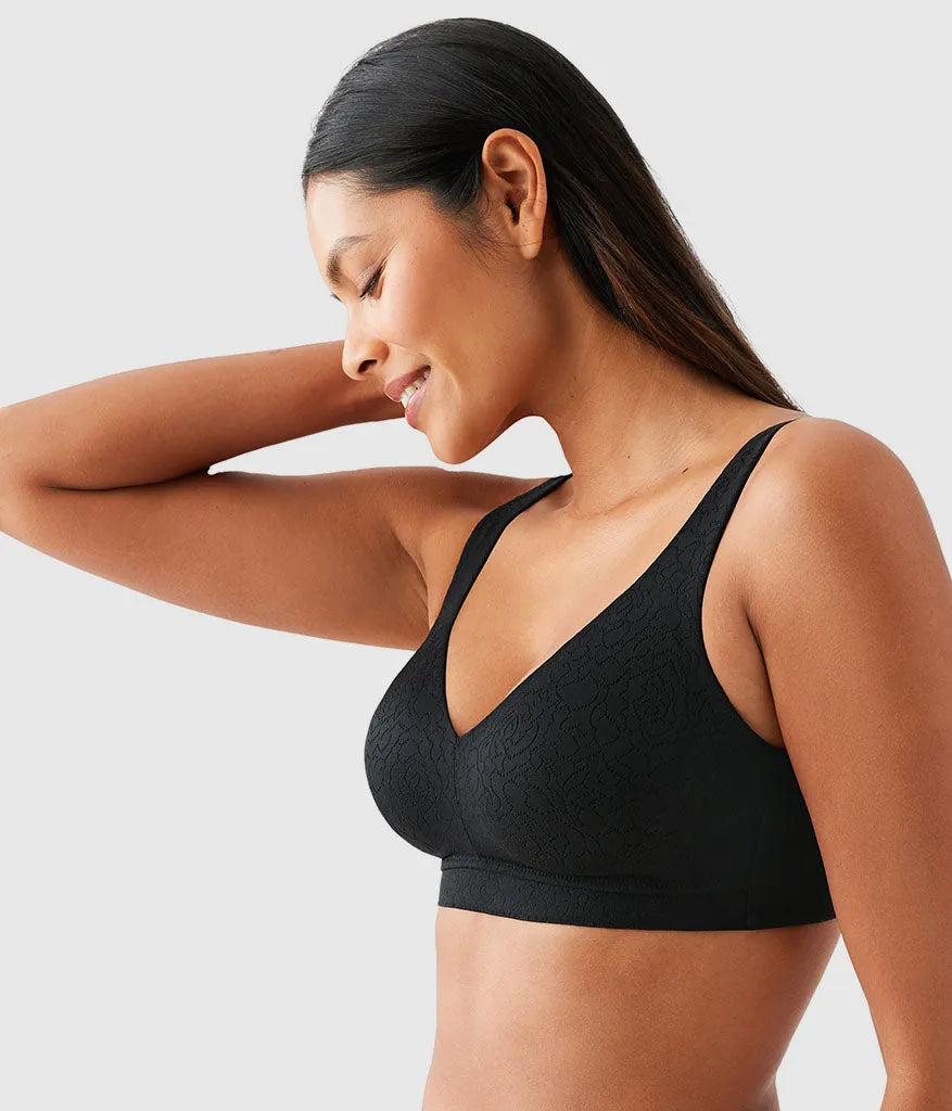 Inside Job™ Wire Free Bra: Black