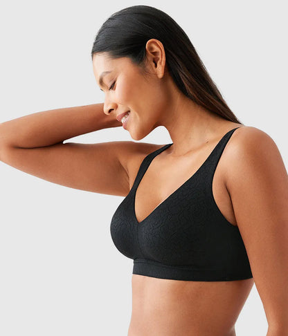 Inside Job™ Wire Free Bra: Black