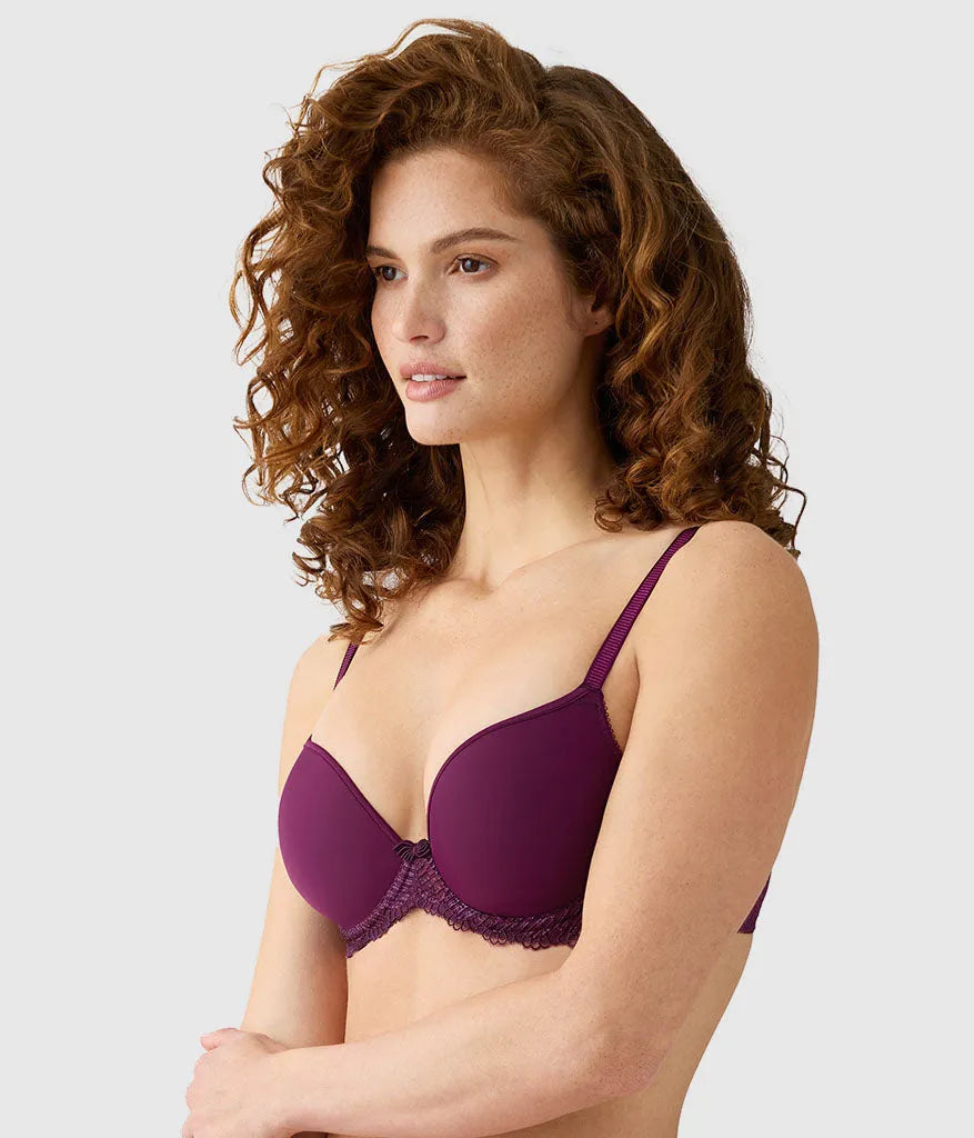 La Femme Underwire T-Shirt Bra: Winter Bloom
