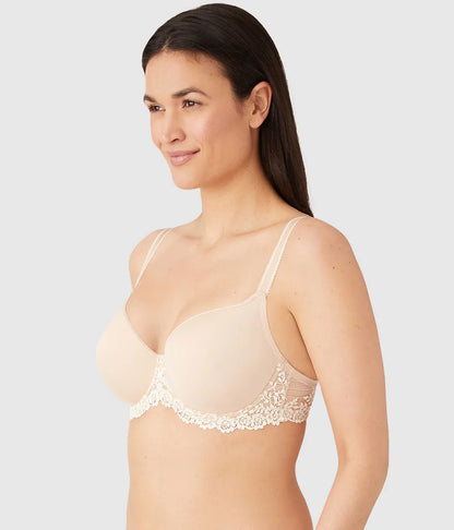 Embrace Lace® T-Shirt Bra: Sand/Ivory