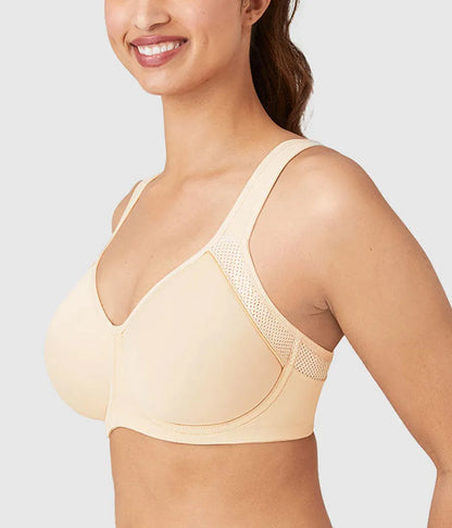 Lindsey Sport Contour Underwire Bra: Sand