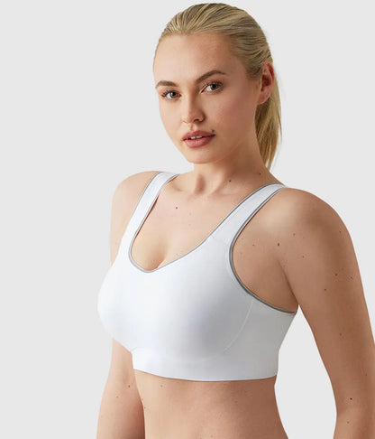 Sydney Sport Underwire Bra: White