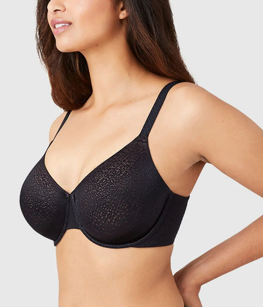 Back Appeal® Underwire Bra: Black
