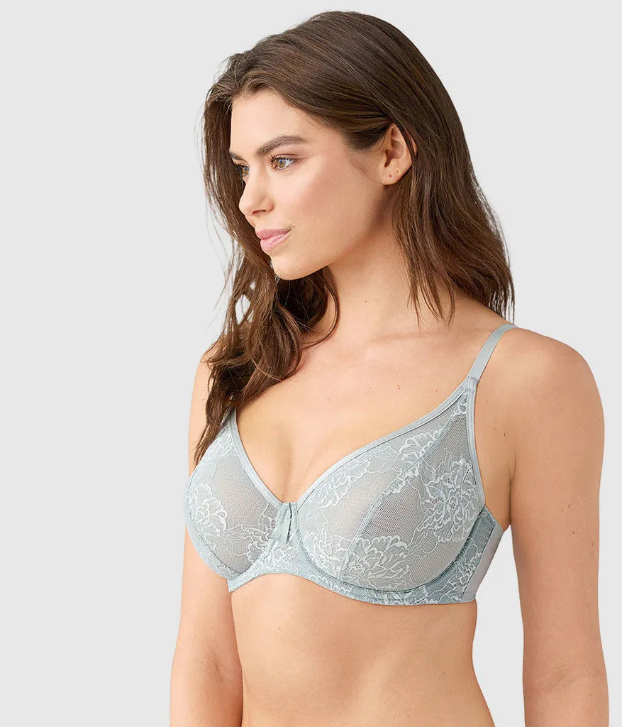 Full Bloom Underwire Bra: Belgian Block