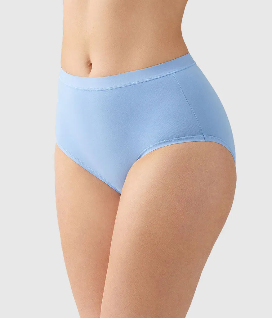 Understated Cotton Brief: Bel Air Blue