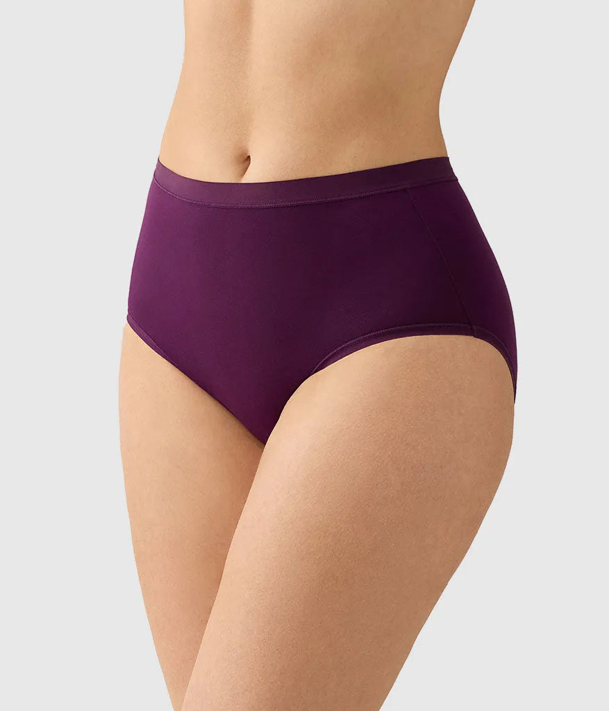 Understated Cotton Brief: Winter Bloom