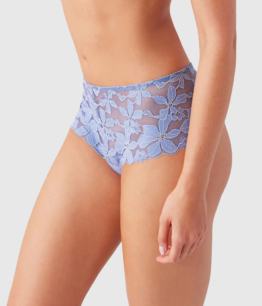 Feeling Famous Tanga: Country Blue/Bright White