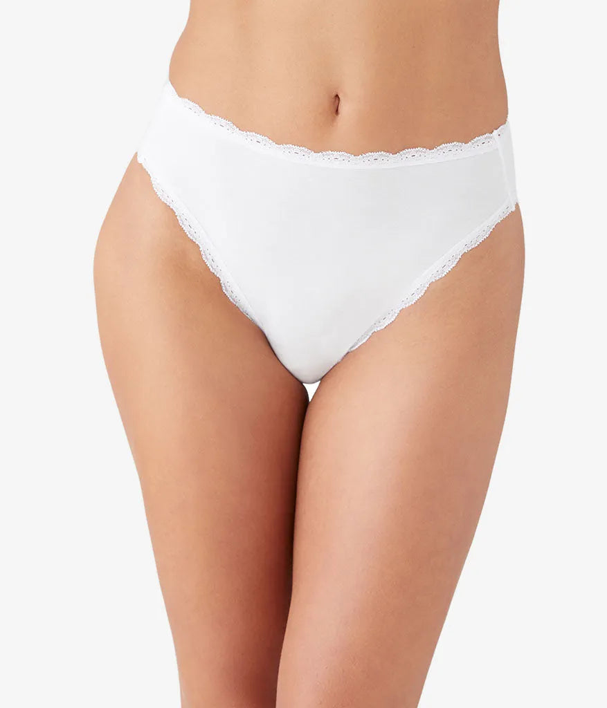 Inspired Eyelet Hi-Leg Panty Pack: White/White/Night