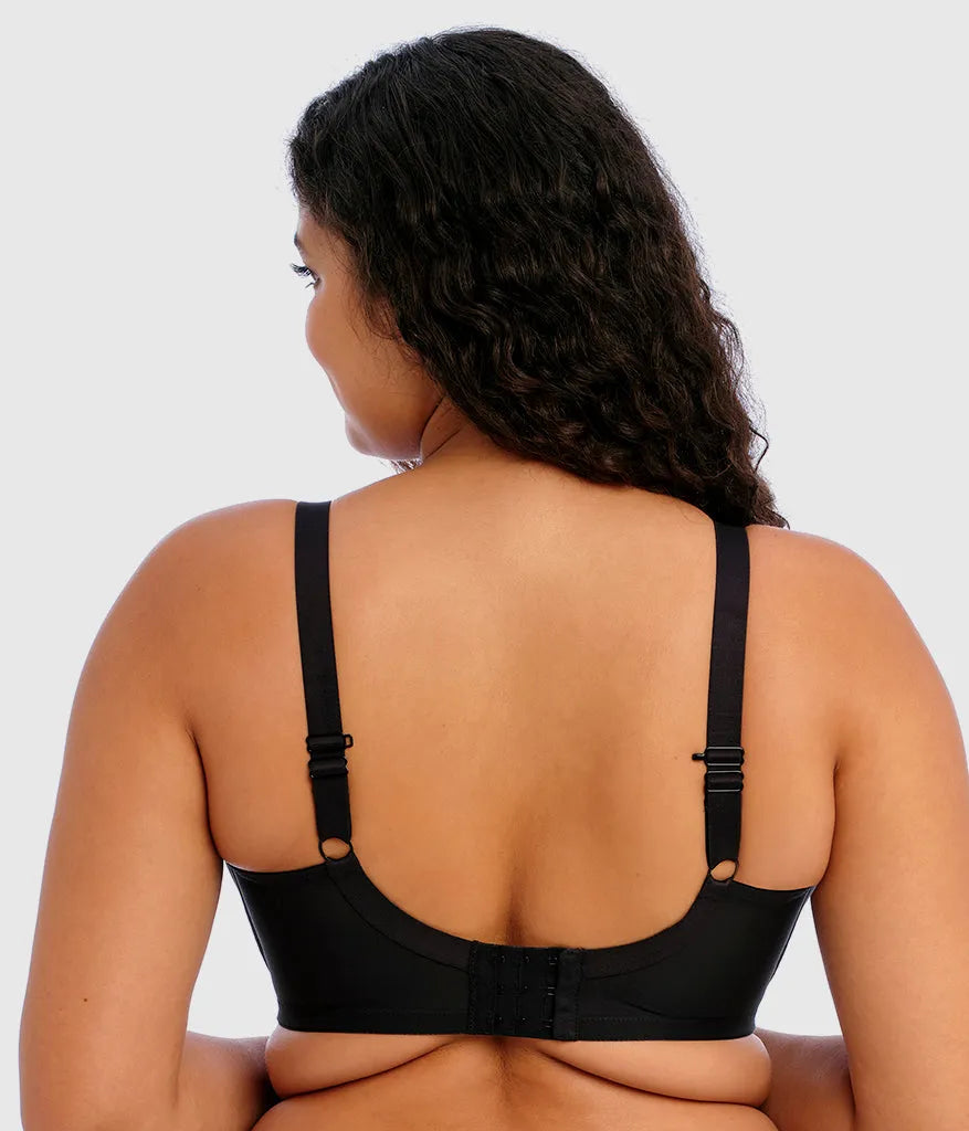 Energise Full Figure Underwire Sport Bra: Black