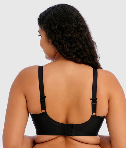 Energise Full Figure Underwire Sport Bra: Black