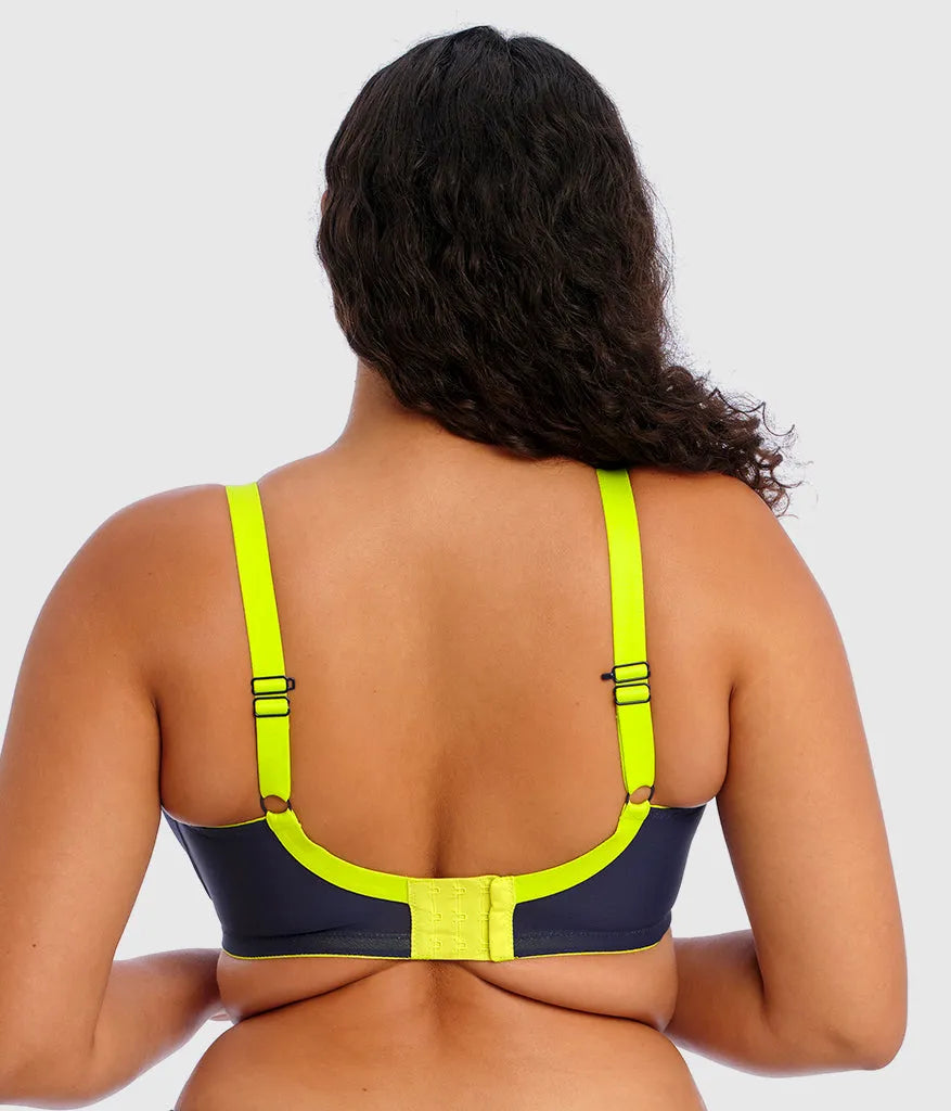 Energise Full Figure Underwire Sport Bra: Navy