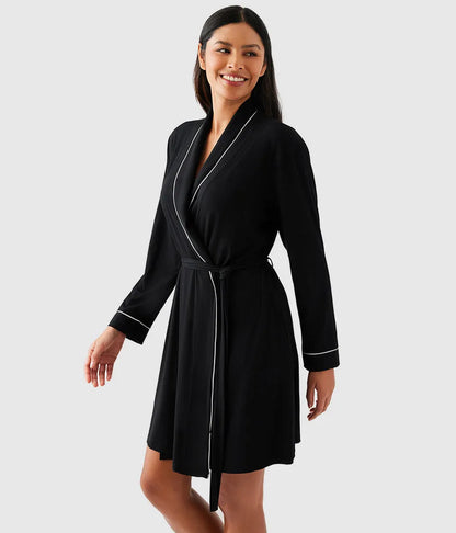 Lease to Lounge Robe: Black
