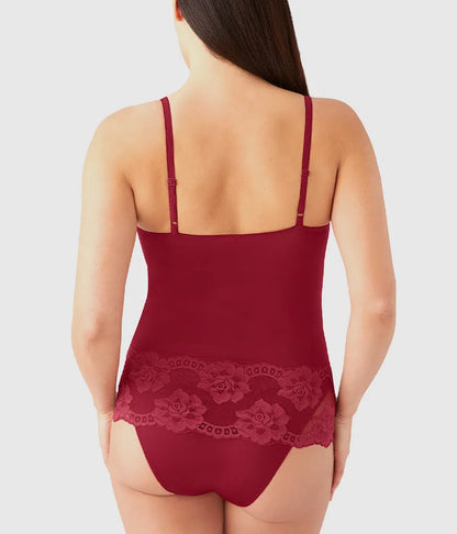 Light and Lacy Cami: Rhubarb