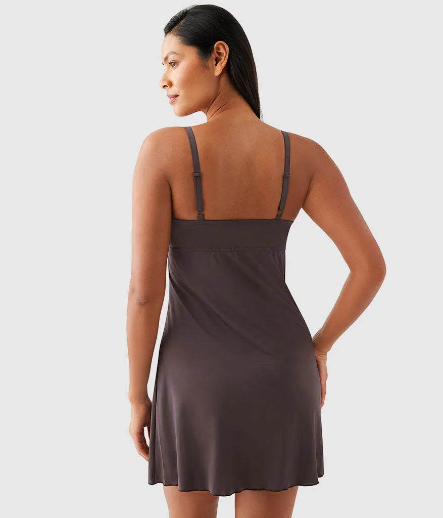 After Dark Chemise: Raisin
