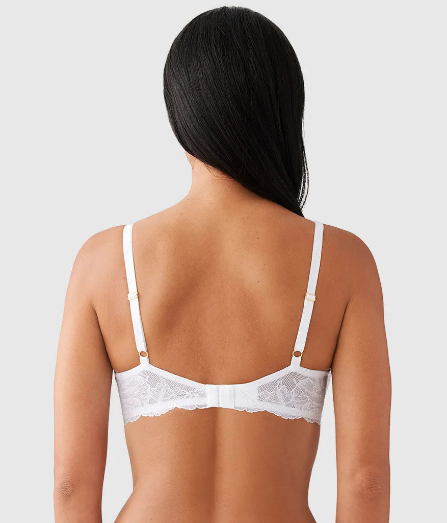 Vivid Attraction Underwire Bra: White