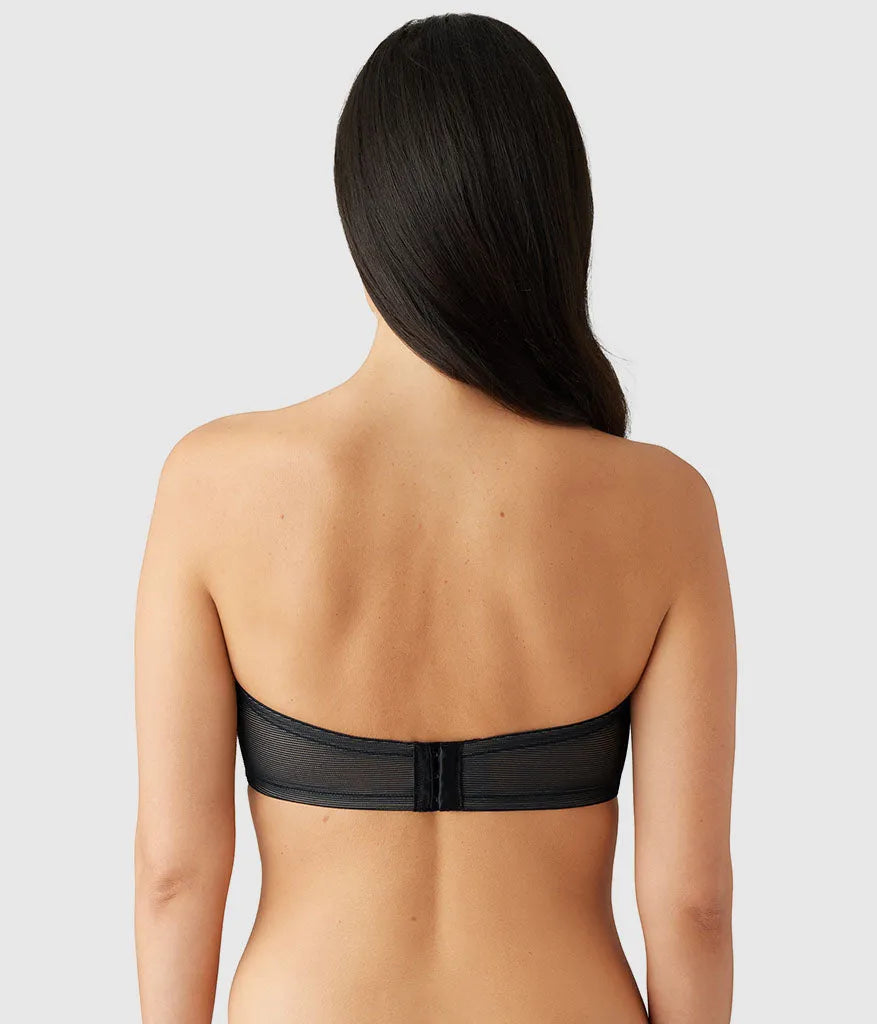 Visual Effects Strapless Minimizer Bra: Black