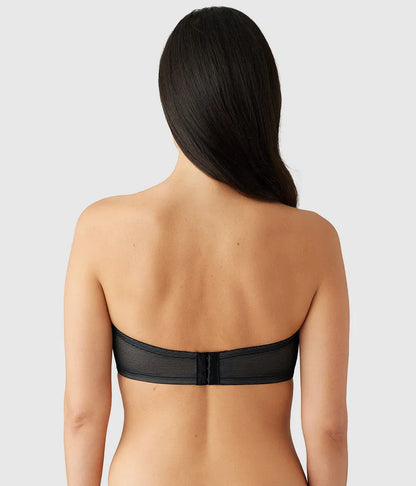 Visual Effects Strapless Minimizer Bra: Black