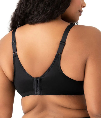 Basic Beauty Full Figure Seamless Underwire Bra: Black