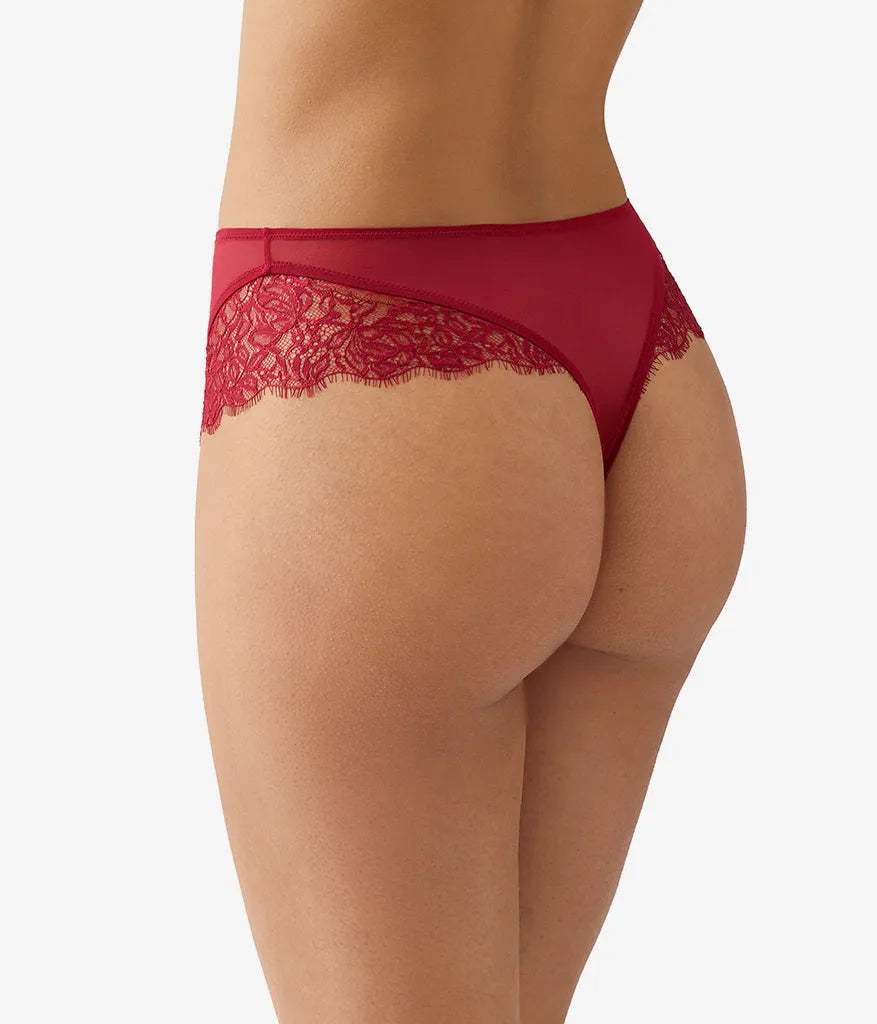It's On Hi-Waist Thong: Biking Red