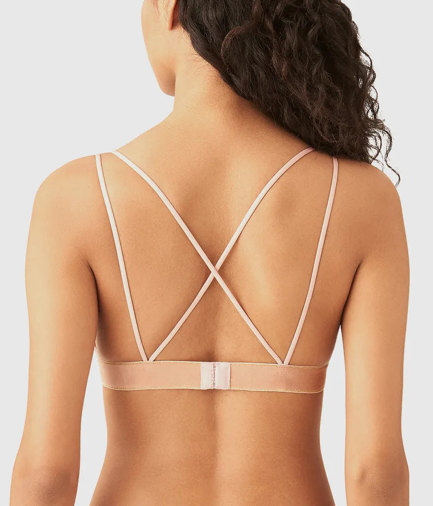 Lace Encounter Bralette: Rose Smoke