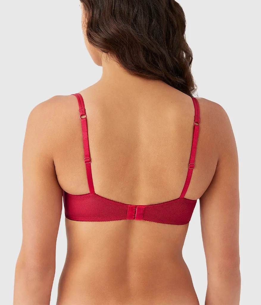 Ciao Bella Balconette Bra: Persian Red