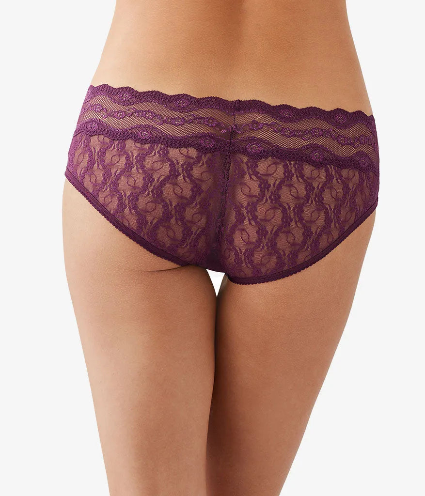 Lace Kiss Hipster: Potent Purple