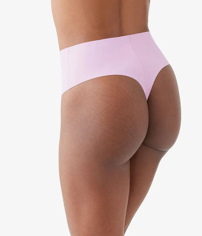b.bare Hi-Waist Thong: Dawn Pink