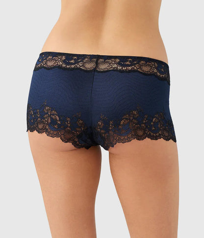 Modern Affair Boyshort: Night Sky/Black