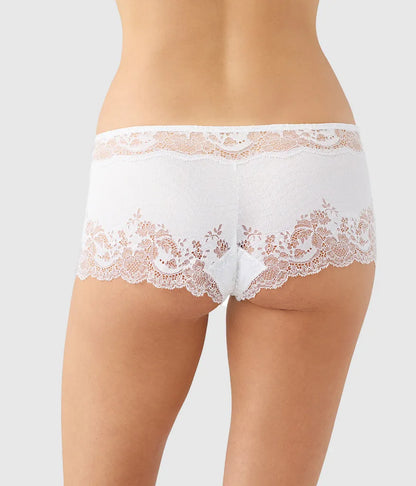 Modern Affair Boyshort: White