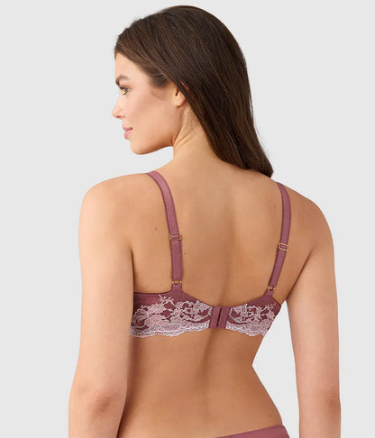 Modern Affair Plunge Underwire Bra: Rose Brown/Cradle Pink