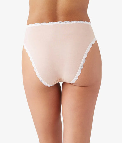 Inspired Eyelet Hi-Leg: Rose Smoke