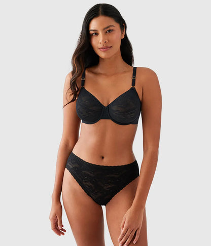 High Profile™ Underwire Bra: Black