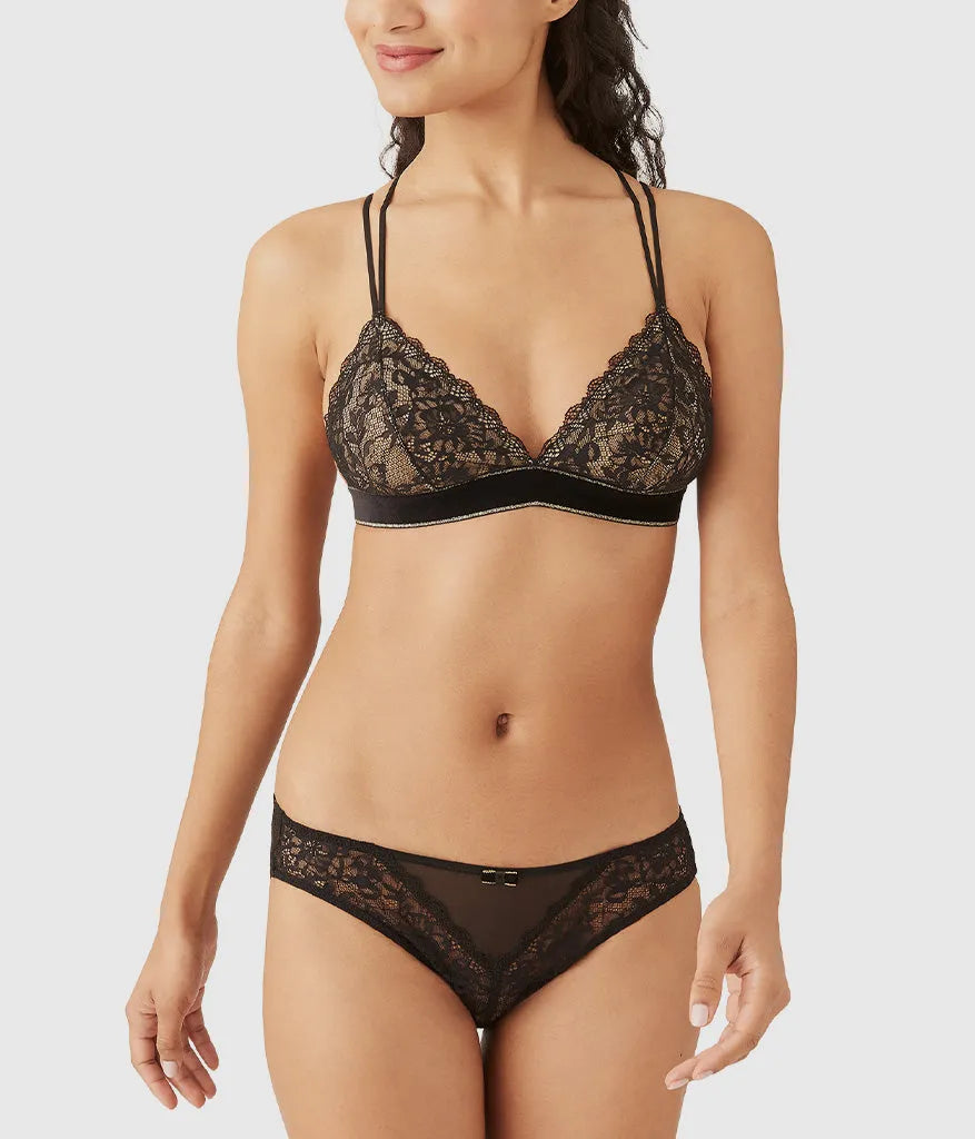 Lace Encounter Bralette: Night
