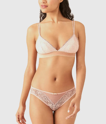 Lace Encounter Bralette: Rose Smoke