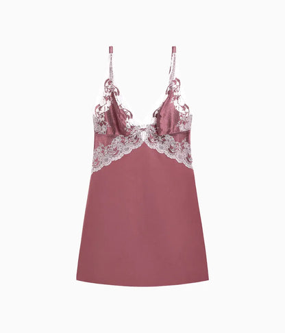 Modern Affair Chemise: Rose Brown/Cradle Pink