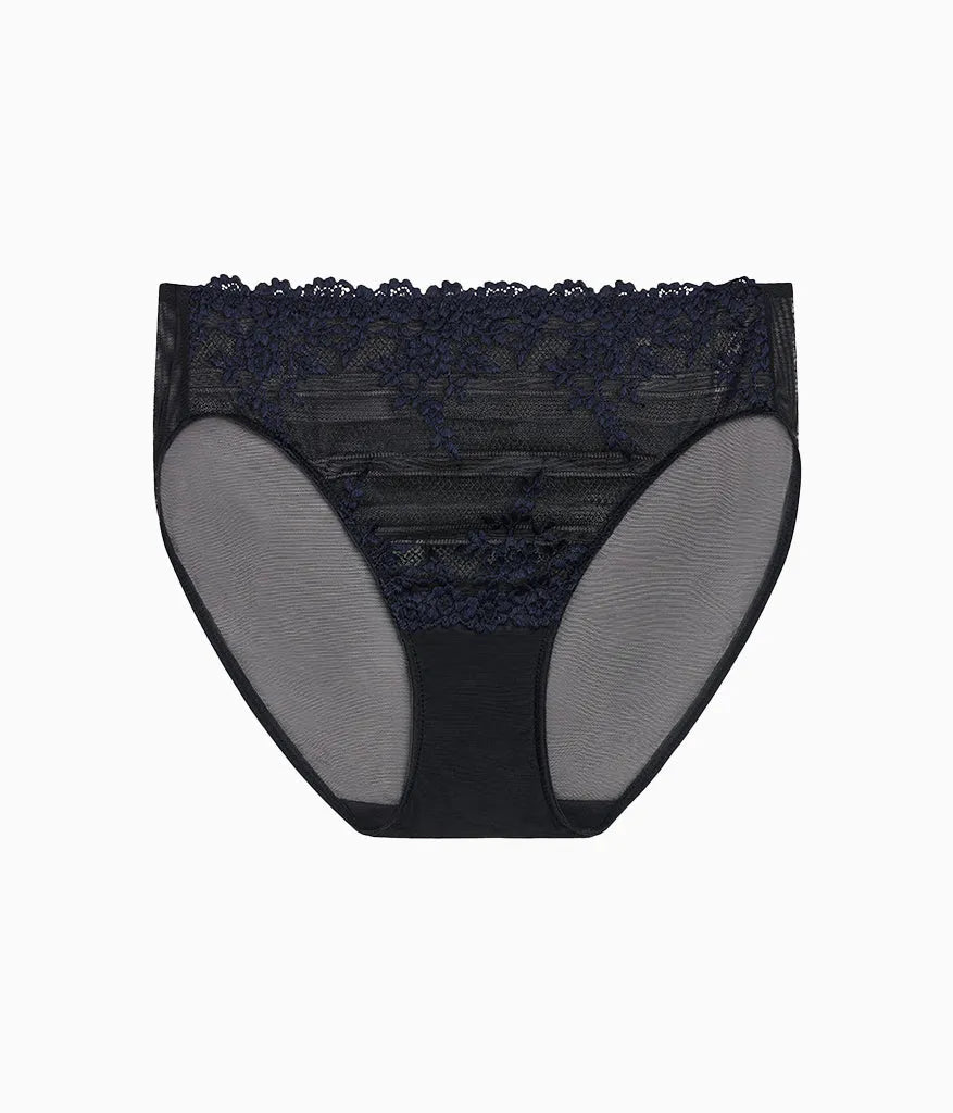 Embrace Lace® Hi-Cut: Black/Night Sky